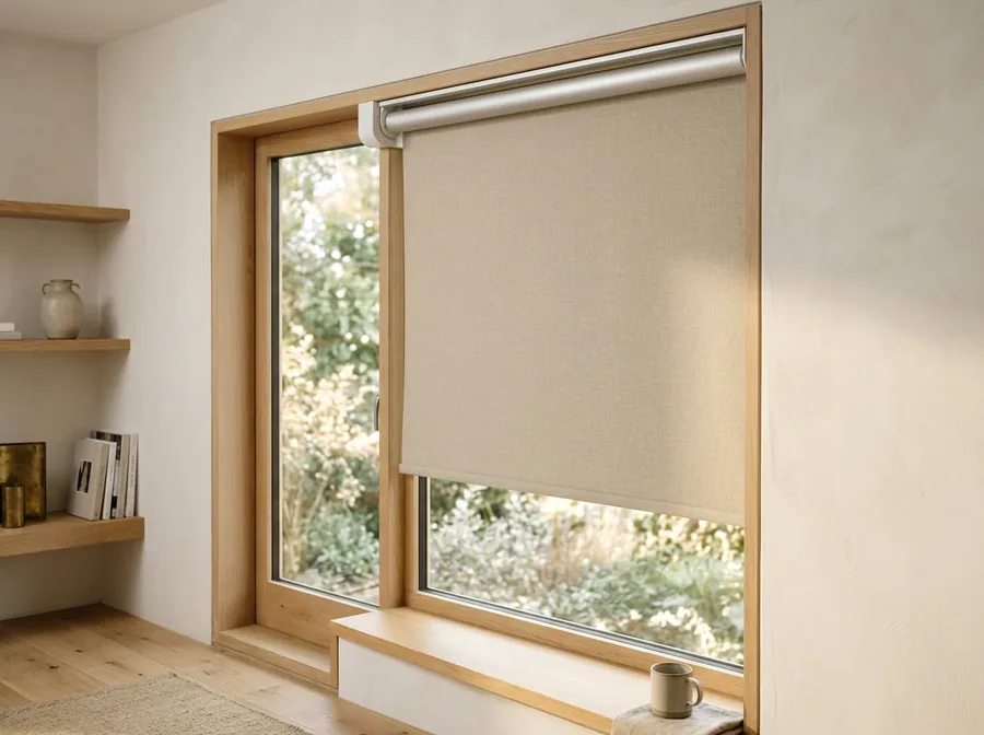 Roller blinds fitted in a Campsbay home